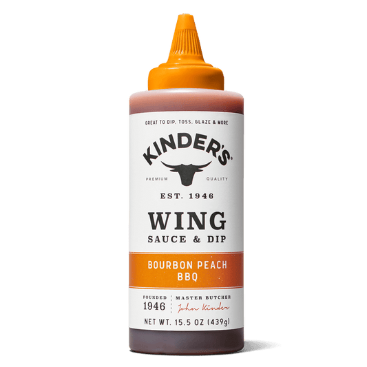 Kinder's Bourbon Peach BBQ Wing Sauce SlobsRus BBQ