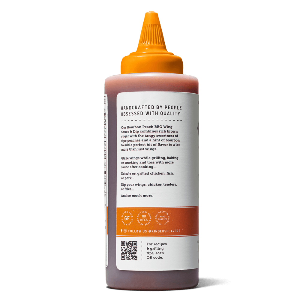 Kinder's Bourbon Peach BBQ Wing Sauce SlobsRus BBQ