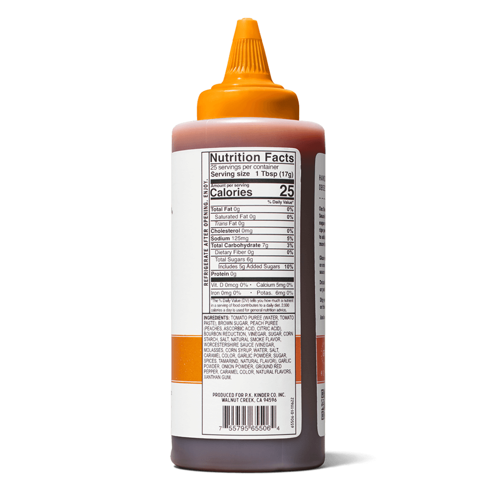 Kinder's Bourbon Peach BBQ Wing Sauce SlobsRus BBQ