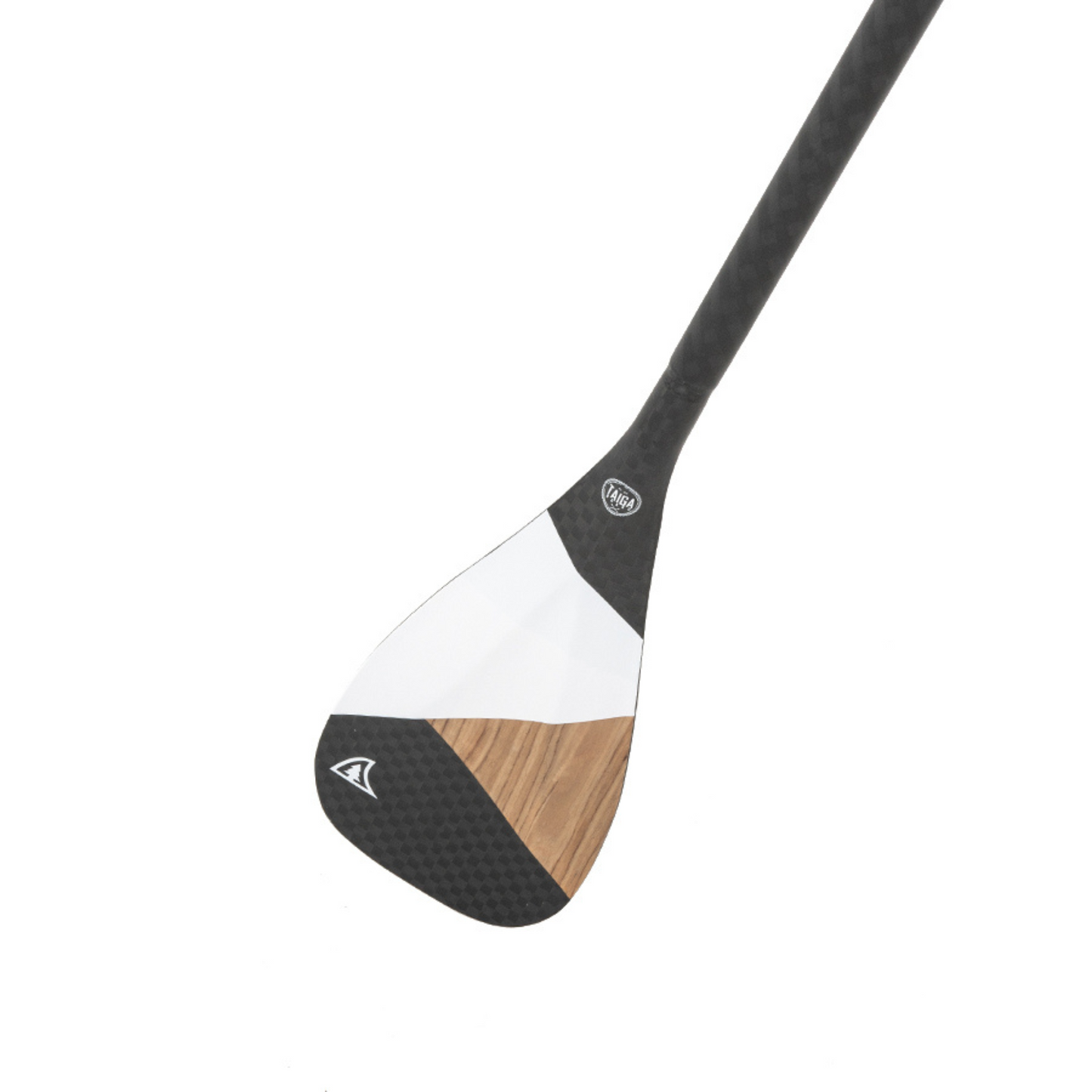 DIAMOND PADDLE - ASYMMETRIC WOOD CARBON 12k - Fix 1 piece