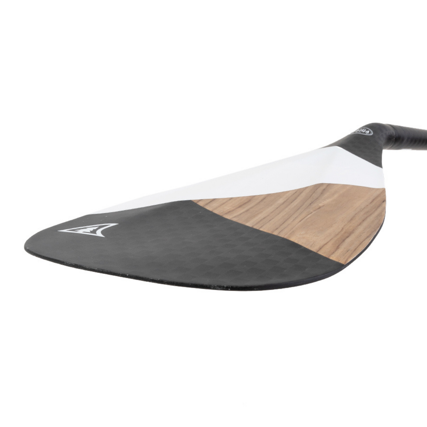 DIAMOND PADDLE - ASYMMETRIC WOOD CARBON 12k - Fix 1 piece