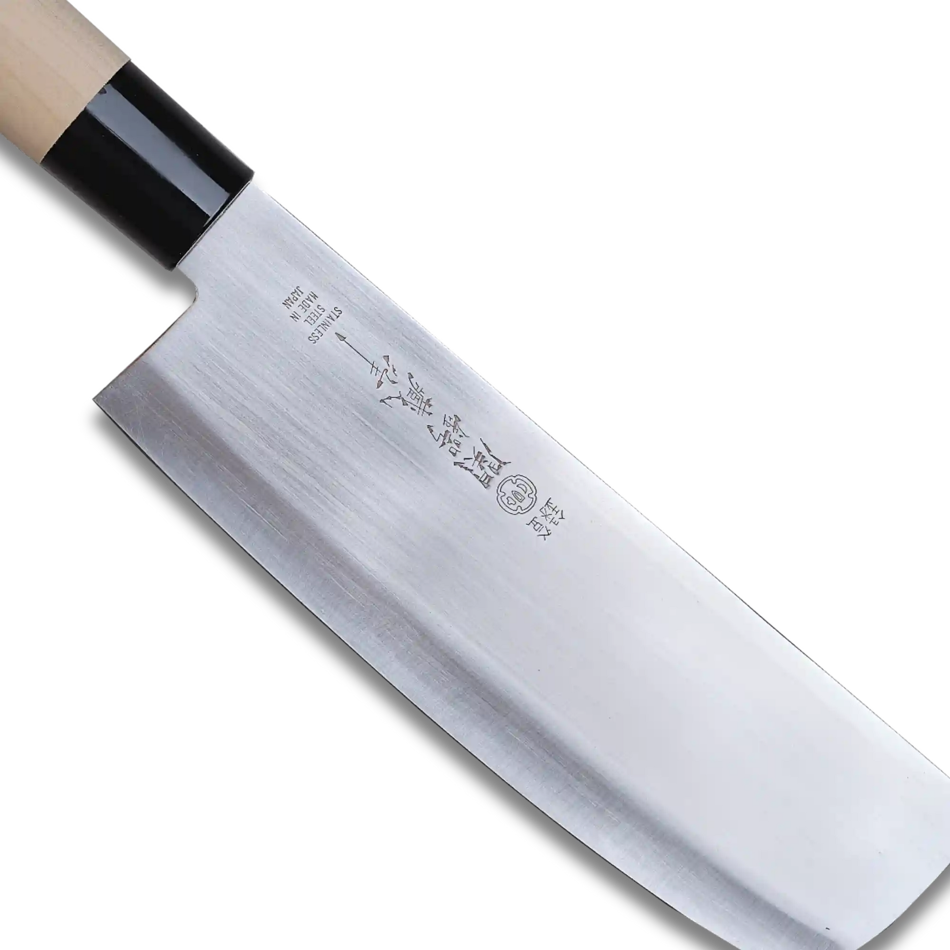 Tsubazo - Nakiri 165mm - Stainless Steel blade | Made in Japan Ginza Steel