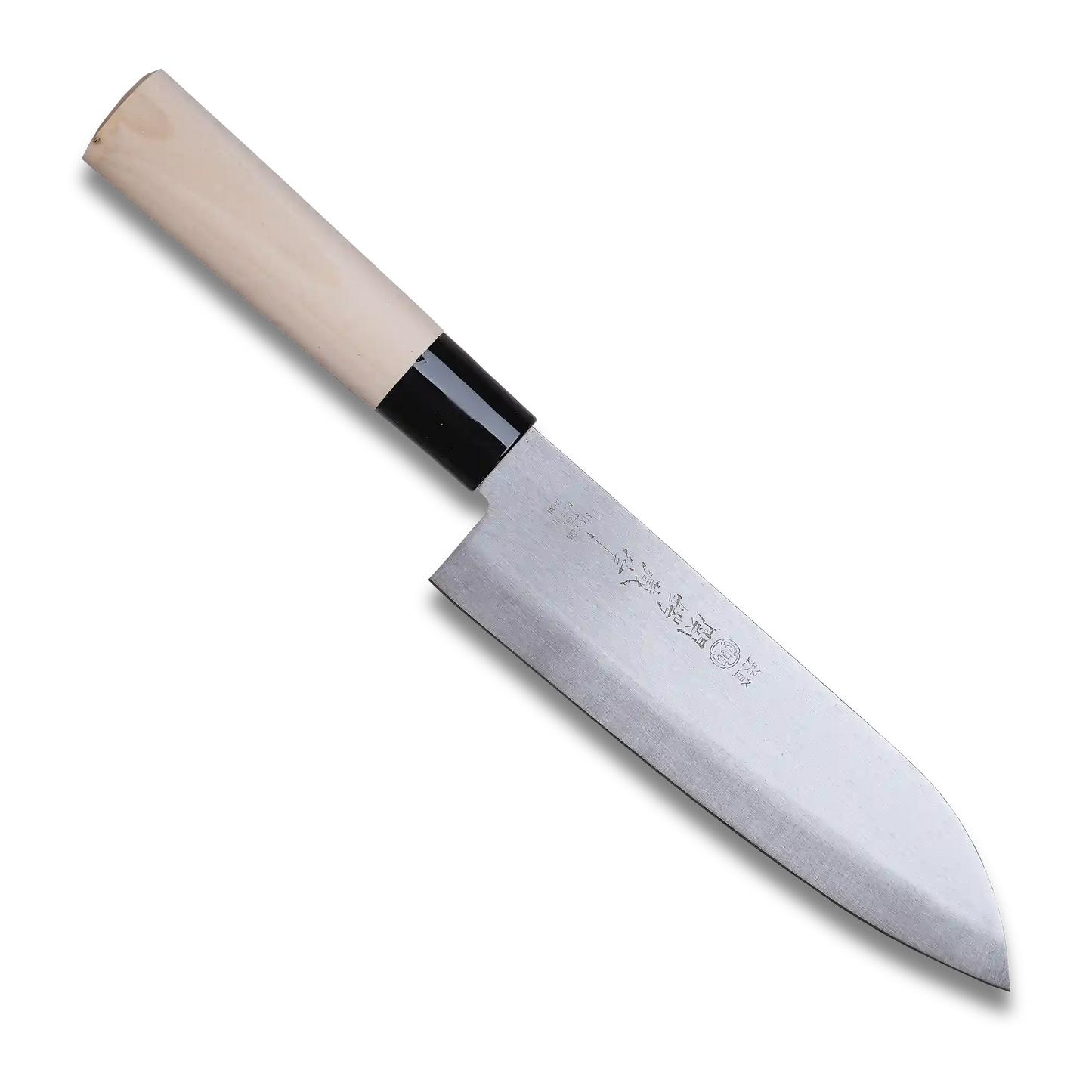 Tsubazo - Santoku knife 170mm - Stainless Steel blade | Made in Japan Ginza Steel