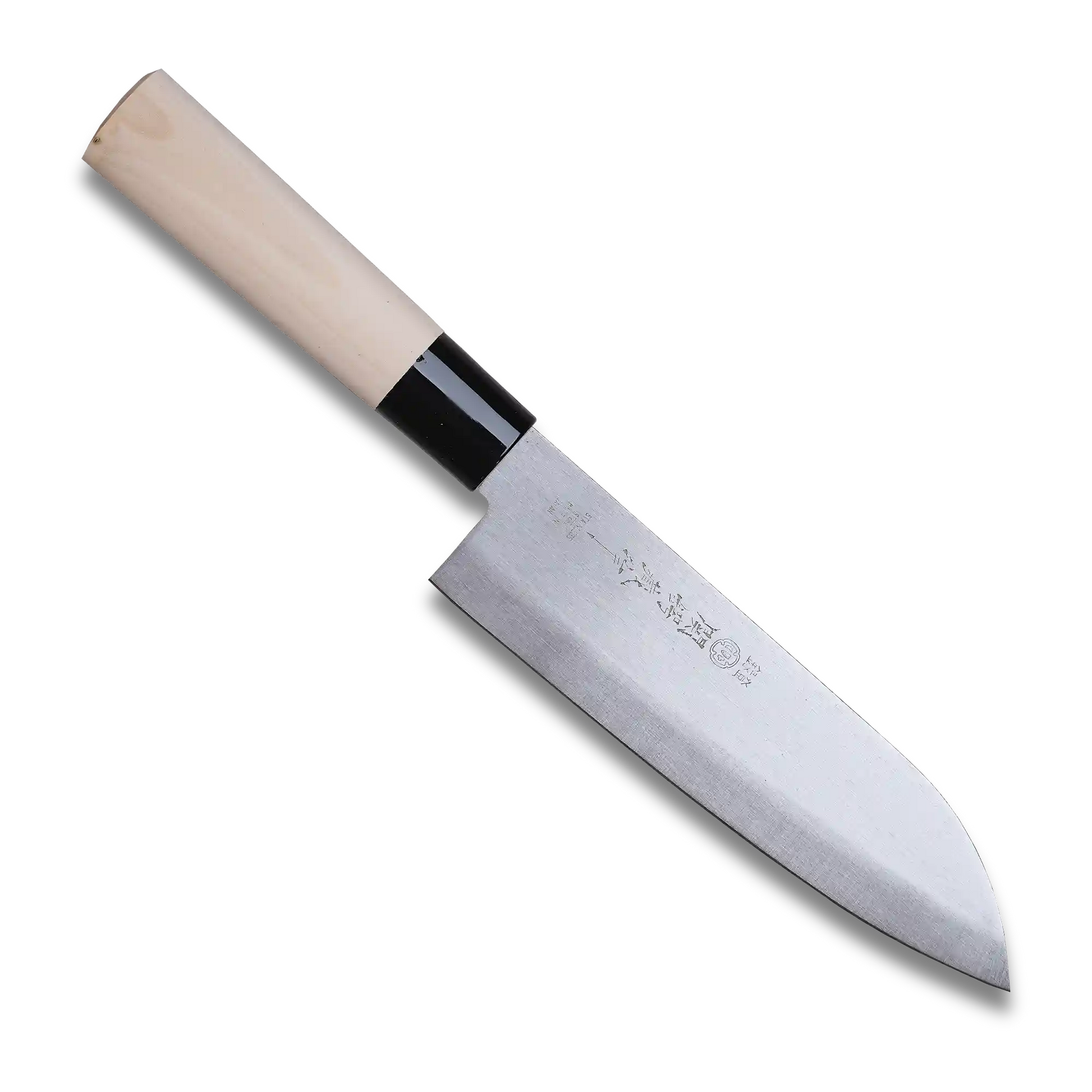 Tsubazo - Santoku knife 170mm - Stainless Steel blade | Made in Japan Ginza Steel