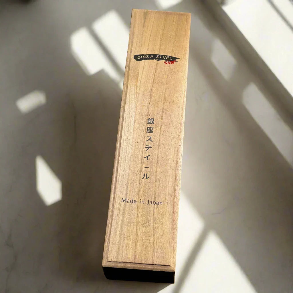 KASUMI 180- Damascus VG10 Santoku Knife 180mm-RB Ginza Steel