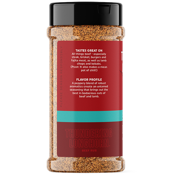 Fire & Smoke Society THUNDERING LONGHORN Beef Rub 12.5oz