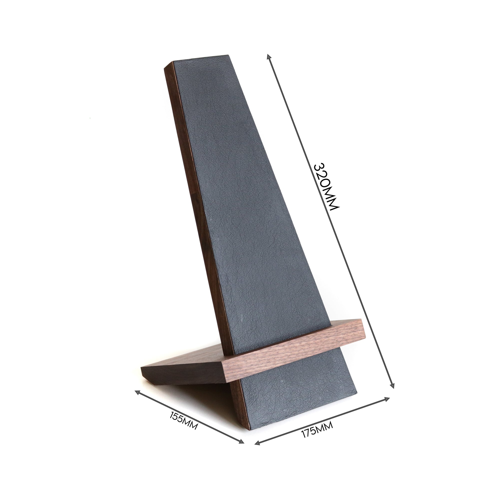 Black Leather Tilt Stand SHARP Knife Shop