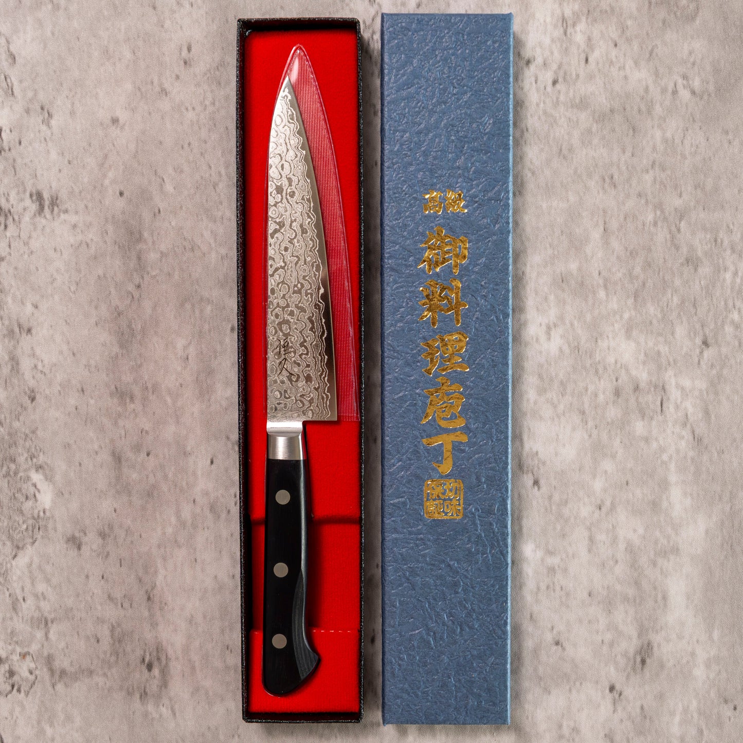 Tsunehisa Damascus AUS-10 135mm Petty SHARP Knife Shop