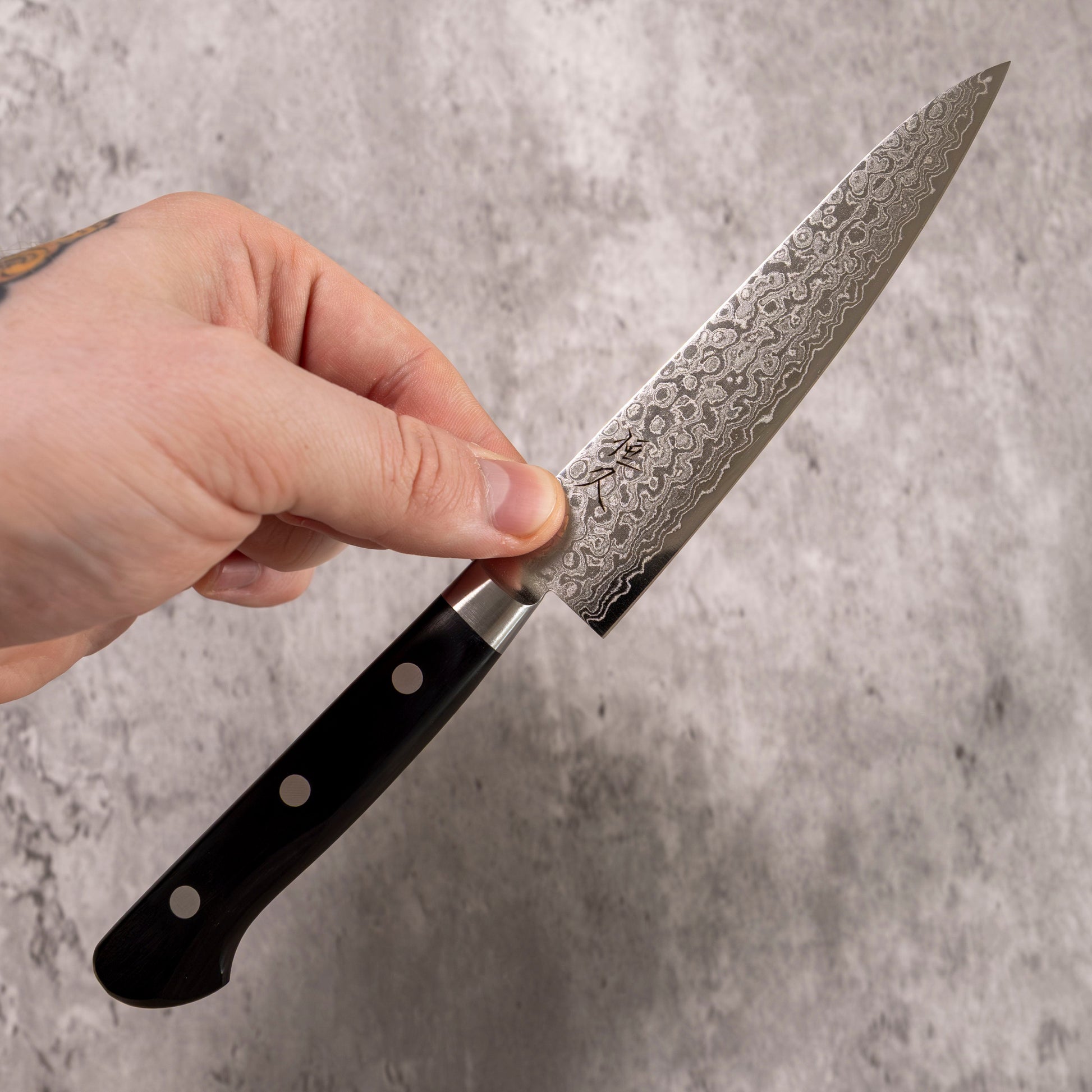 Tsunehisa Damascus AUS-10 135mm Petty SHARP Knife Shop
