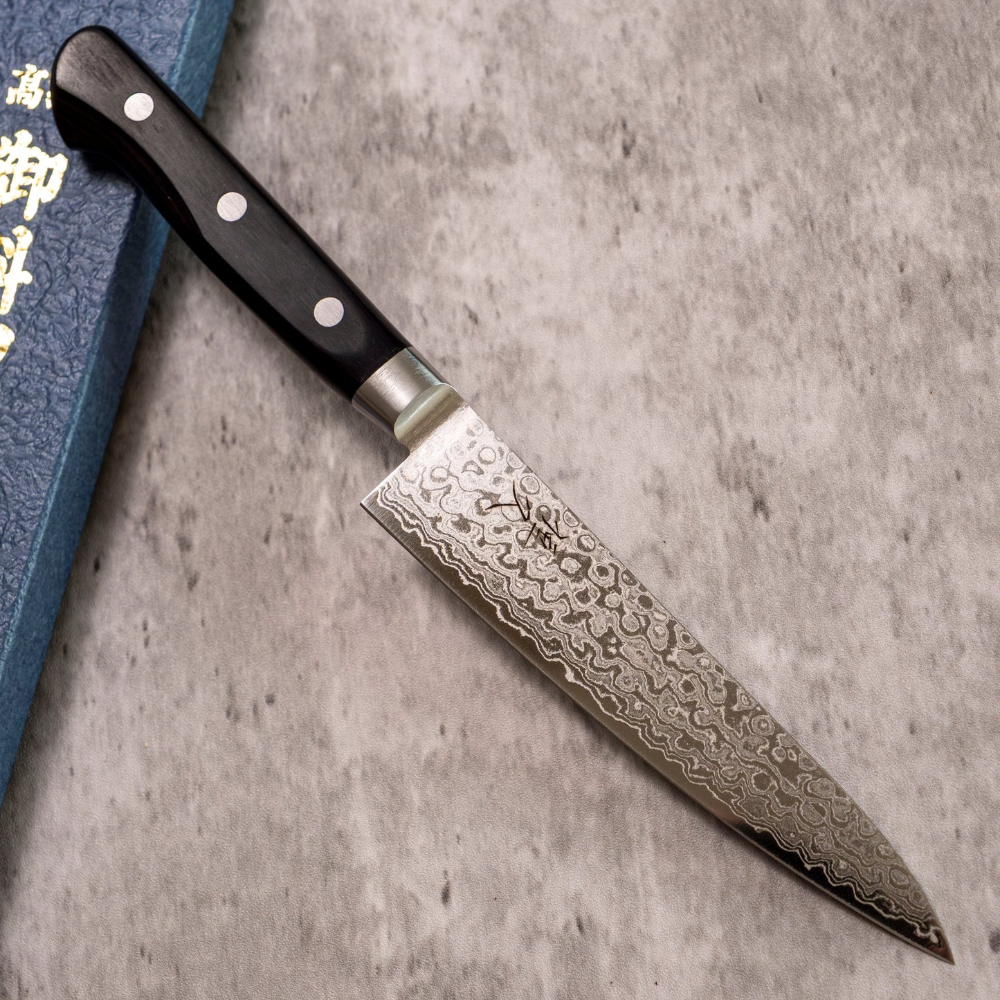 Tsunehisa Damascus AUS-10 135mm Petty SHARP Knife Shop