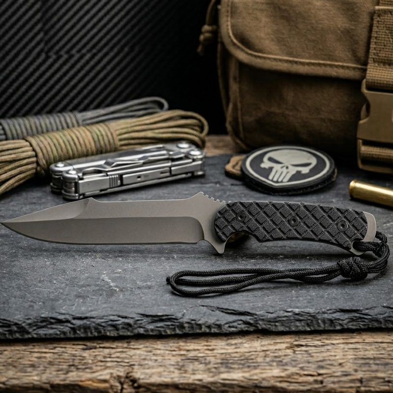 12" Bushcraft Hunting Knife Fixed blade