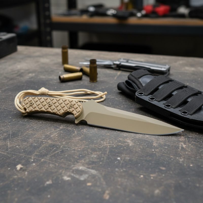 12" Hunting Knife Tan