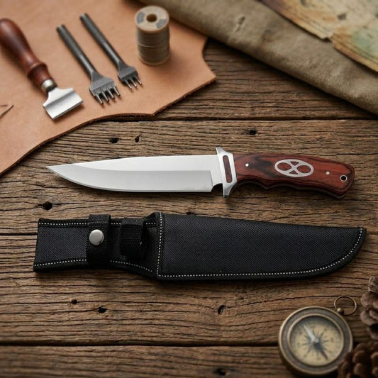 Xtreme Hunting Knife Rosewood Straight