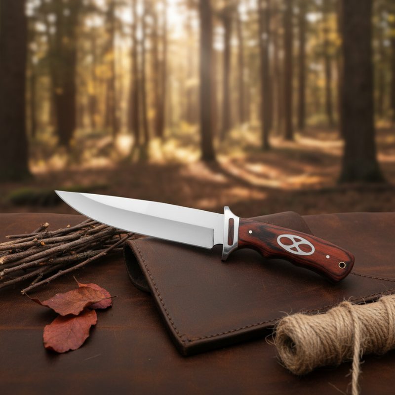 Xtreme Hunting Knife Rosewood Straight