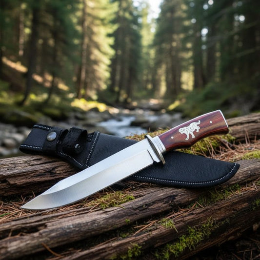 12" Roaring Tiger Hunting Knife Fixed blade