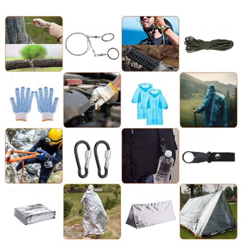 Outdoor Survival Kit + First Aid