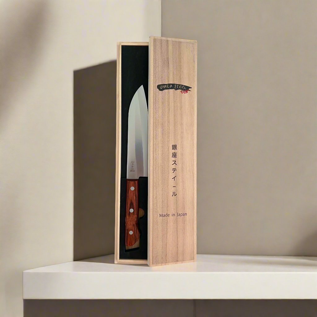 Yamato 165 - Santoku Knife 165mm Blade Ginza Steel