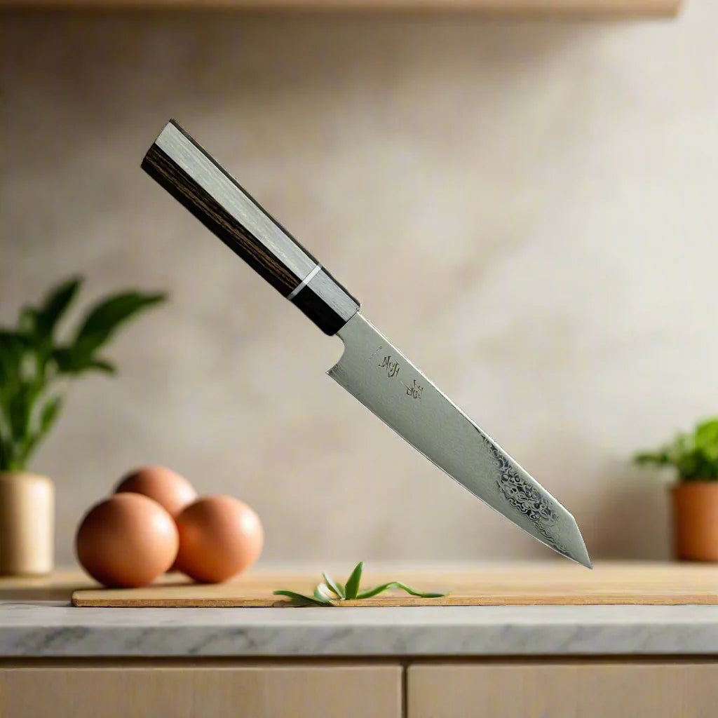 ZUIUN Japan | Handmade Petty Knife Damascus Steel 150mm Ginza Steel