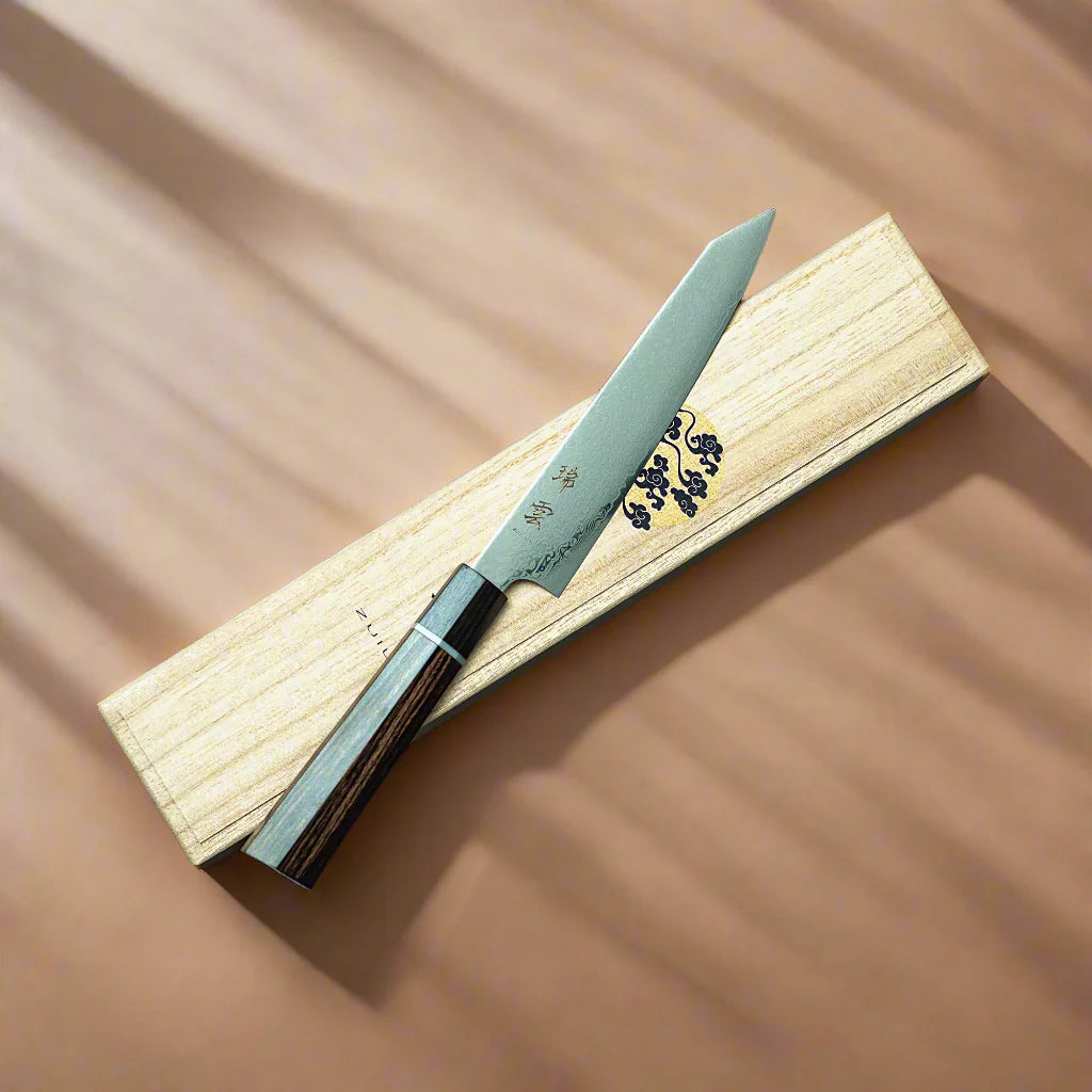 ZUIUN Japan | Handmade Petty Knife Damascus Steel 150mm Ginza Steel