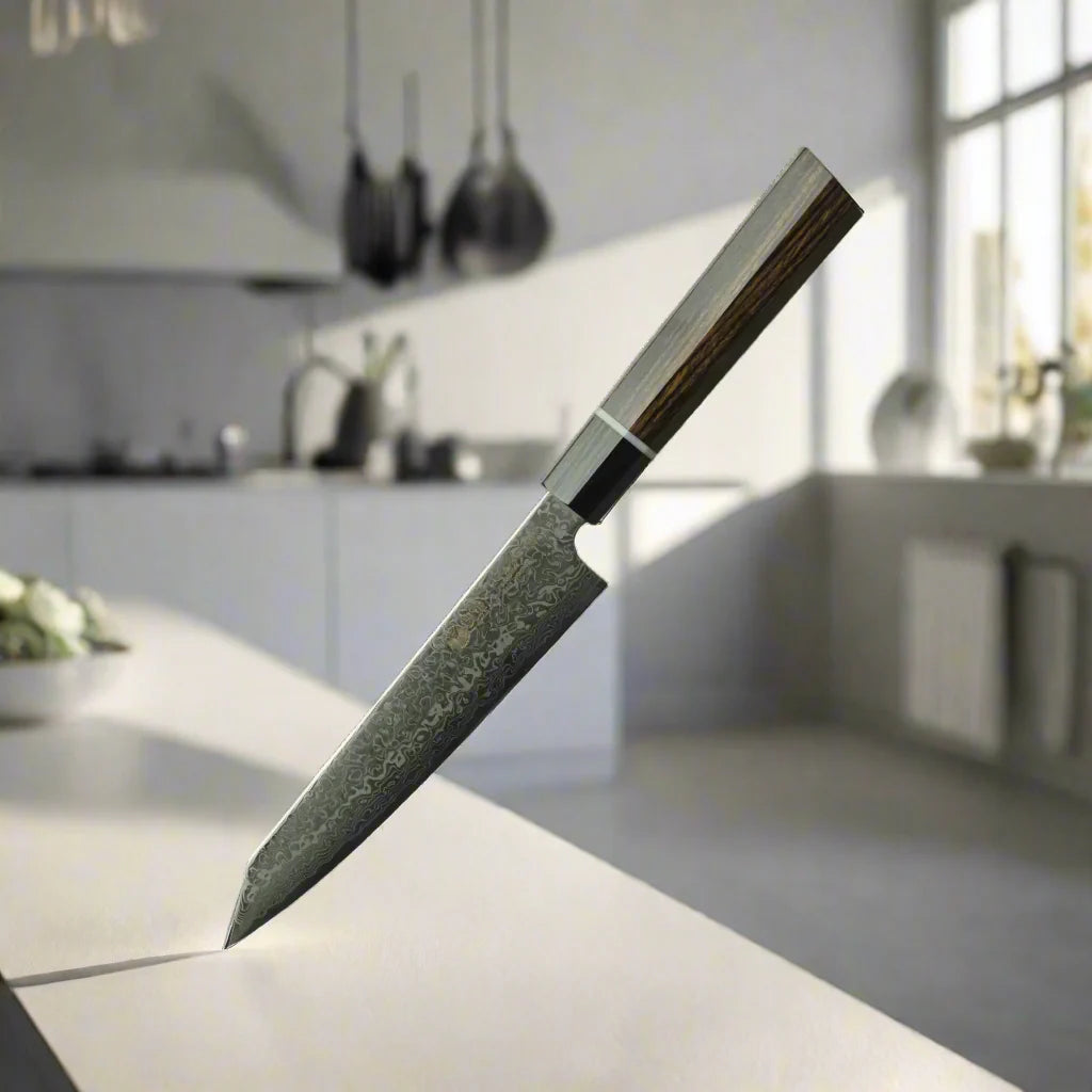 ZUIUN Japan | Handmade Petty Knife Damascus Steel 150mm Ginza Steel