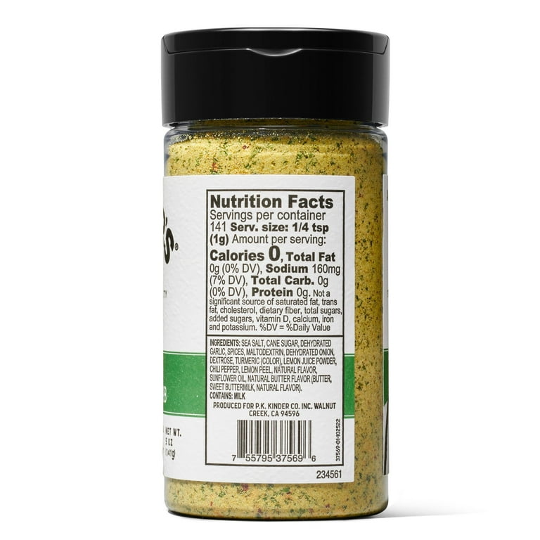 Kinder's Buttery Garlic & Herb Seasoning, 8 oz. SlobsRus BBQ