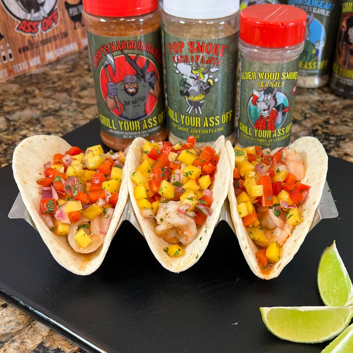 Crispy's Mango Habanero Seasoning™ – A Bold Fusion of Sweet Grill Your Ass Off - Spices, Rubs, Seasonings, Sauces, Jerky