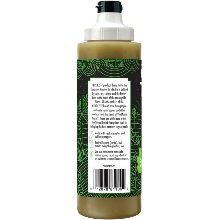 HERDEZ TAQUERIA STREET SAUCE Original Verde Mild Taco Sauce, 9 oz SlobsRus BBQ