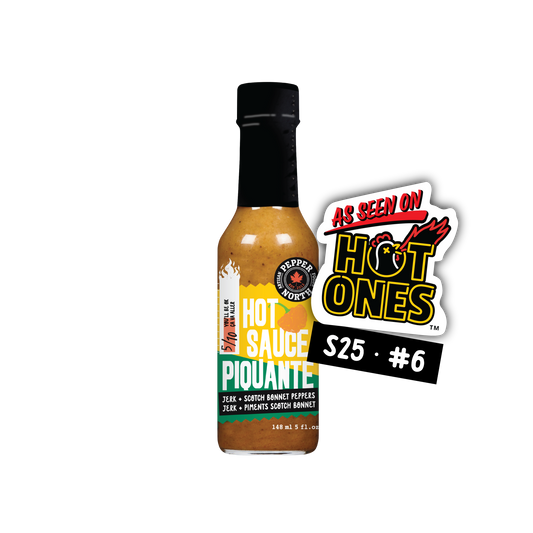 Pepper North  Jerk + Scotch Bonnet Peppers Hot Sauce