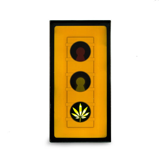 Leaf Traffic Light Led Sign