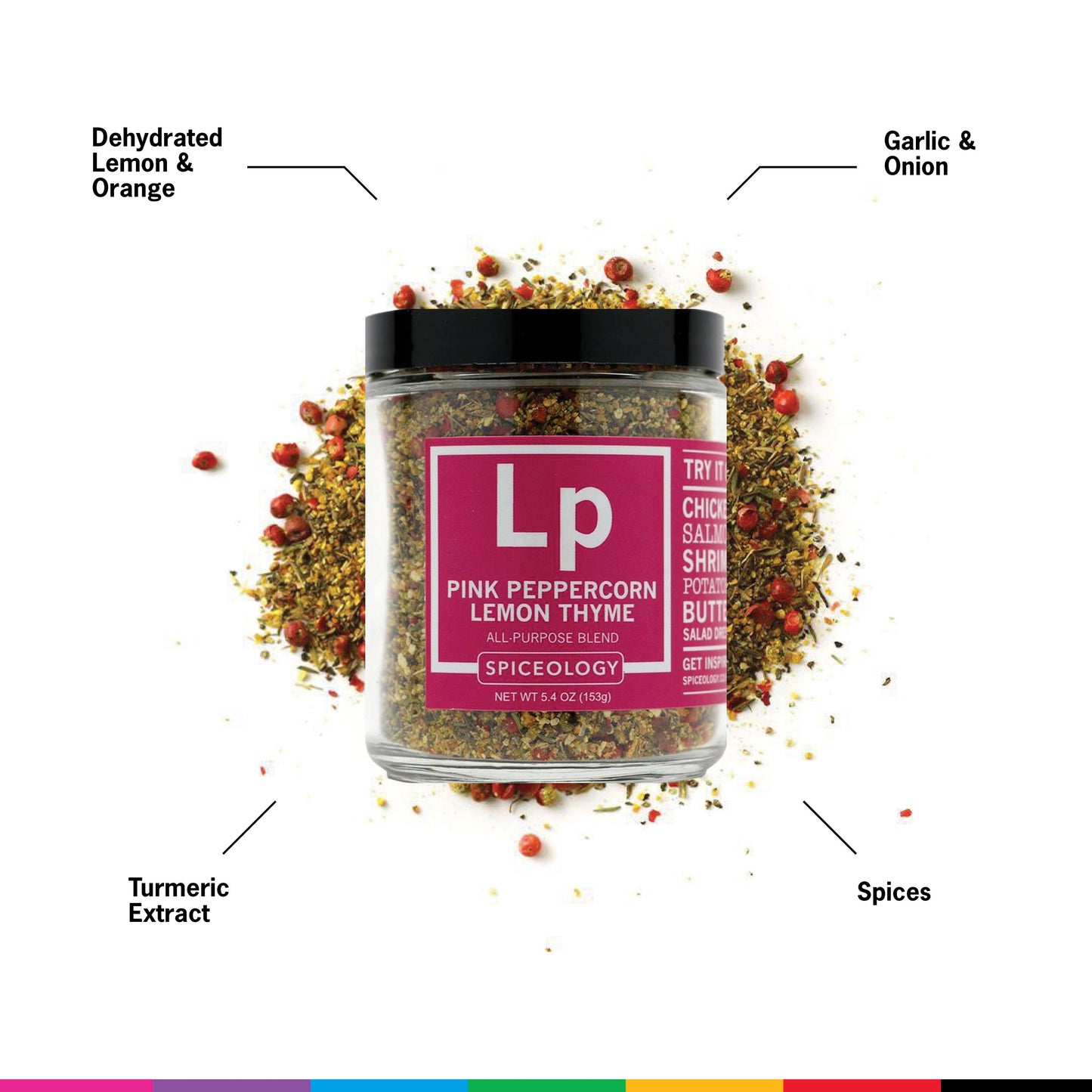 Spiceology Pink Peppercorn Lemon Thyme | Lemon Pepper Rub