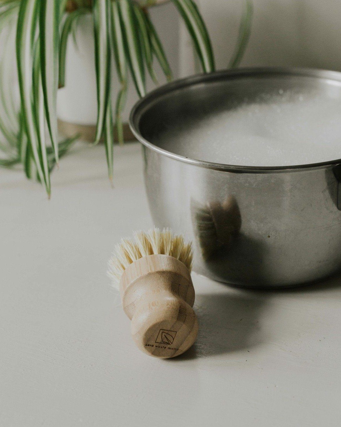 Bamboo Pot Brush