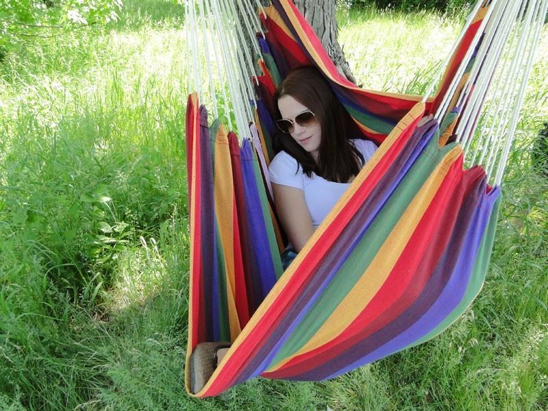 Brazilian Hammock Chair with Universal Chair Stand Hammock Universe Canada