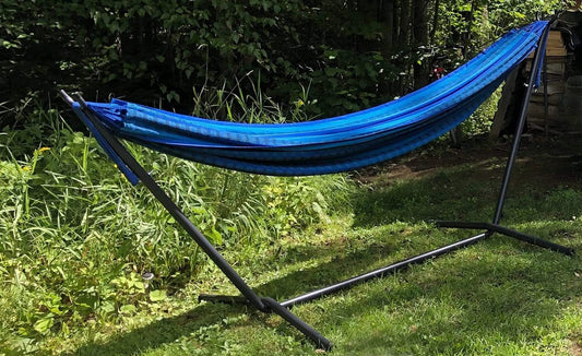 Premium Brazilian Style Double Hammock with Universal Stand Hammock Universe Canada