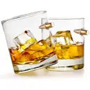 Whisky Glasses with Bullet Set of 2