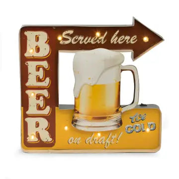 Beer Served Here Wall Decor