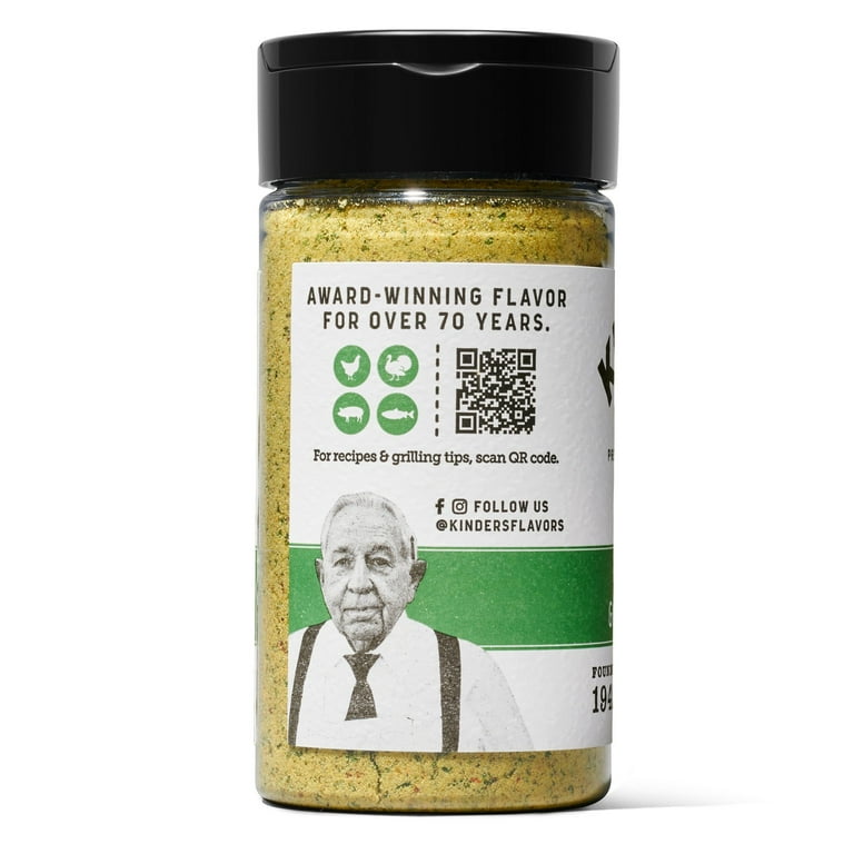 Kinder's Buttery Garlic & Herb Seasoning, 8 oz. SlobsRus BBQ