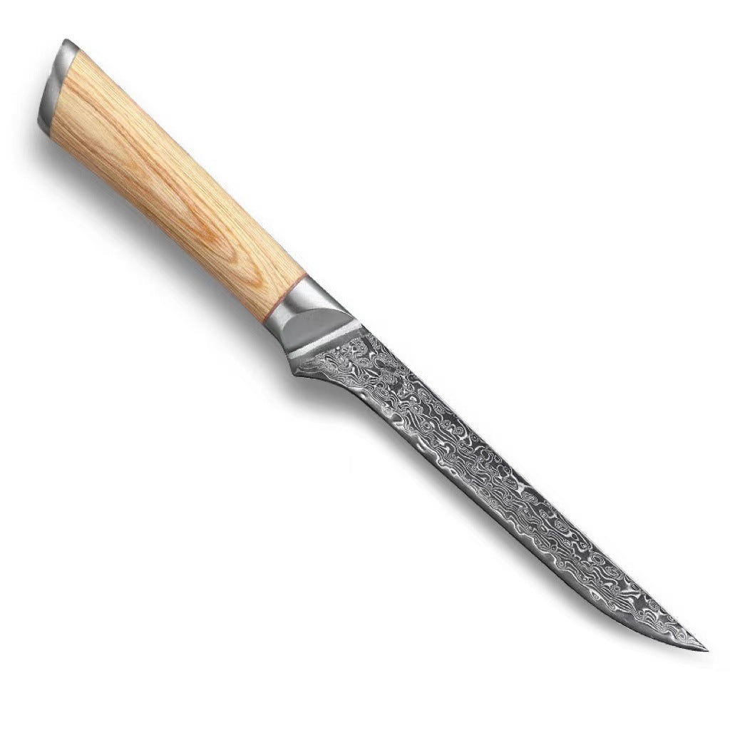 V-Gold 67-Layer Damascus Kitchen Knife – Stainless Steel Chef, Cleaver & Utility Knife