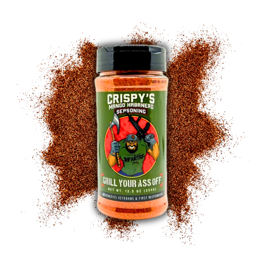Crispy's Mango Habanero Seasoning™ – A Bold Fusion of Sweet Grill Your Ass Off - Spices, Rubs, Seasonings, Sauces, Jerky