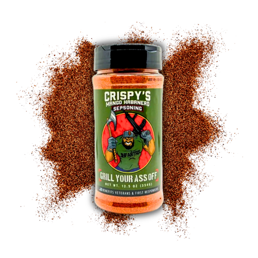 Crispy's Mango Habanero Seasoning™ – A Bold Fusion of Sweet Grill Your Ass Off - Spices, Rubs, Seasonings, Sauces, Jerky