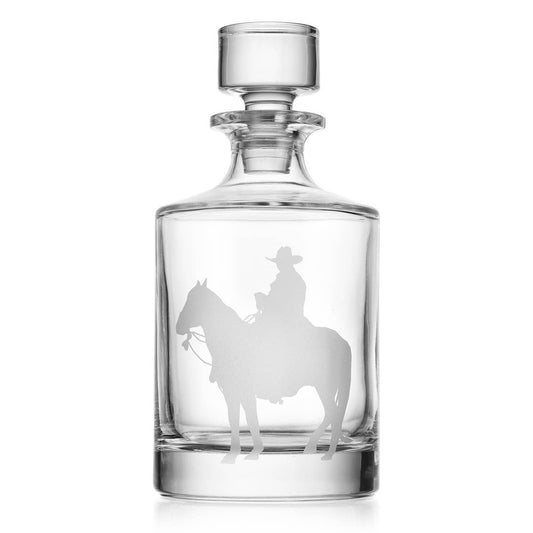 Cowboy Western Decanter