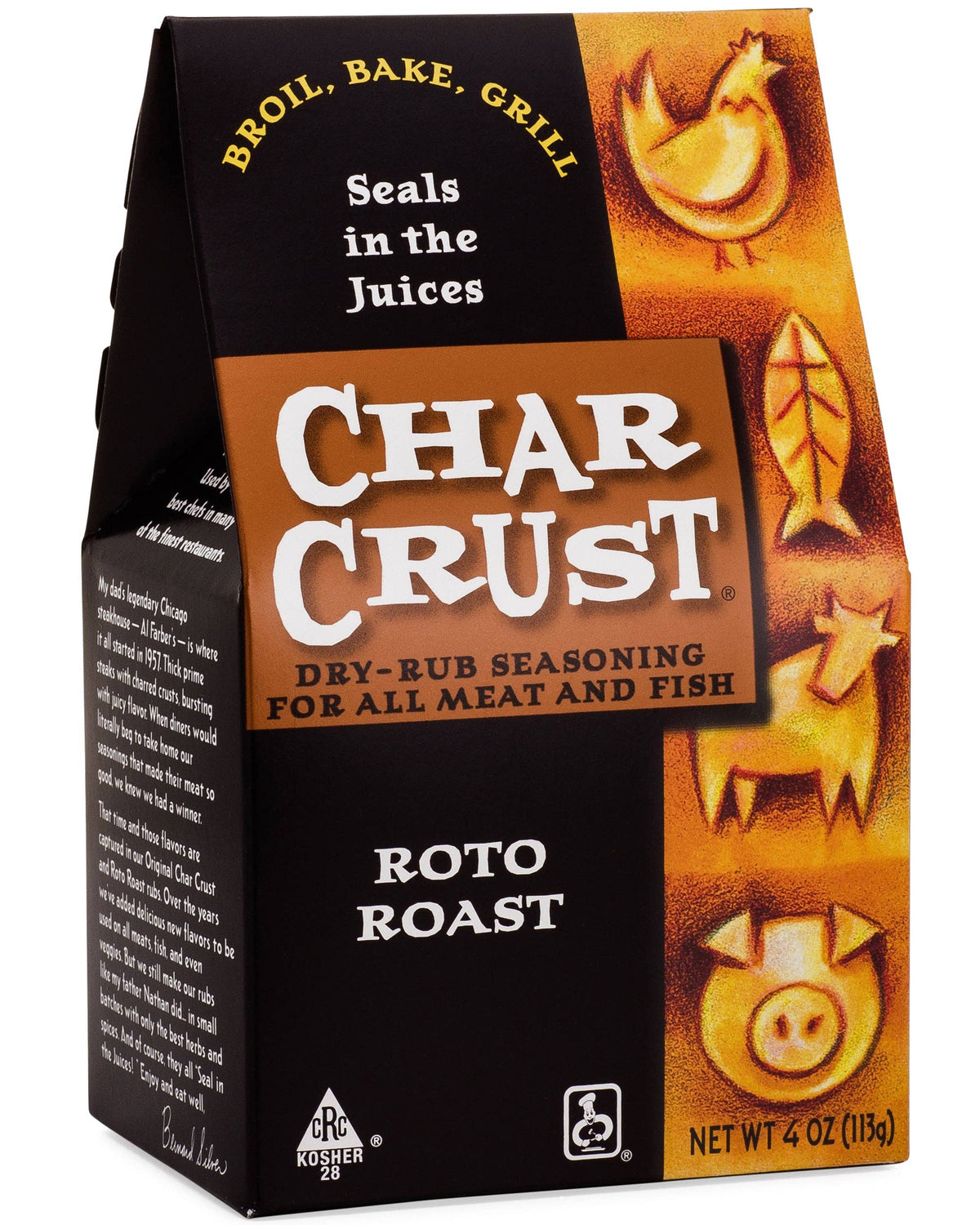 Char Crust Dry-Rub Seasoning Rotisserie Roast (6 pack)