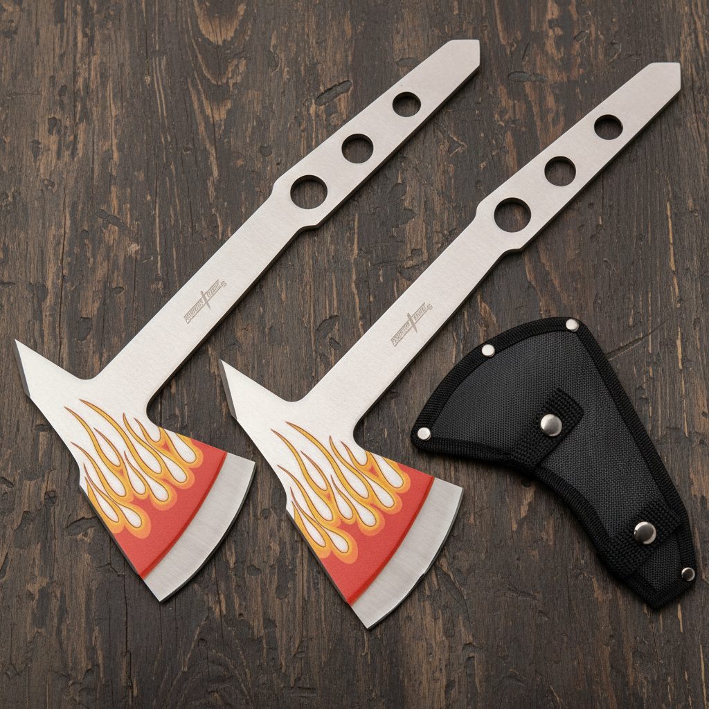 9.5" Perfect Point 2-Piece Throwing Axe Set
