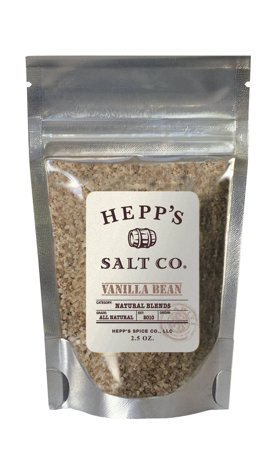 Vanilla Bean Sea Salt HEPP'S Salt Co.