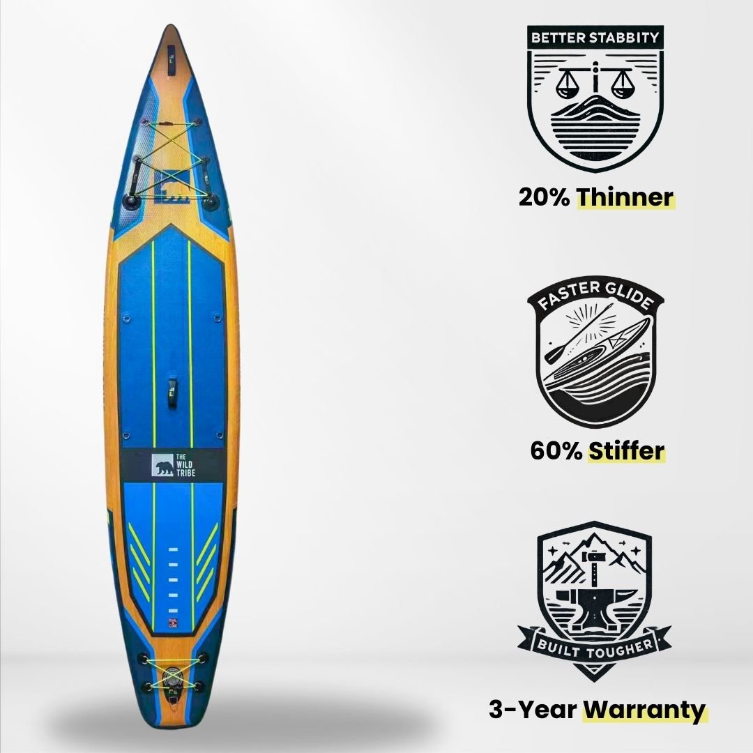Columbia S 12'6 Blue - Inflatable Paddleboard The Wild Tribe