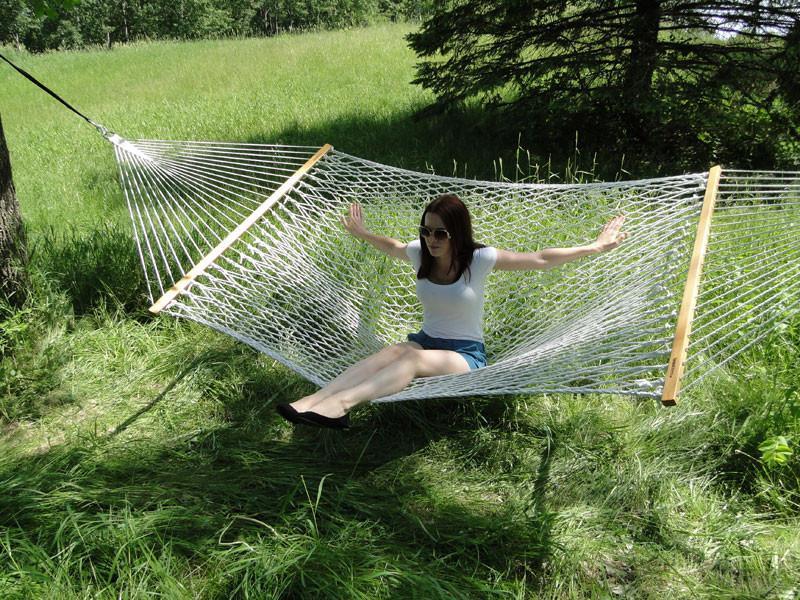 Cotton Rope Hammock - Double Hammock Universe Canada