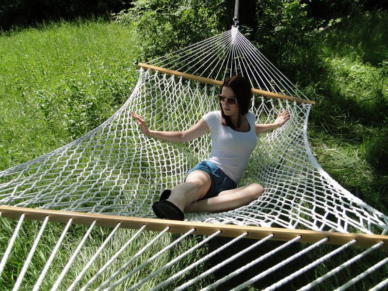 Cotton Rope Hammock - Double Hammock Universe Canada
