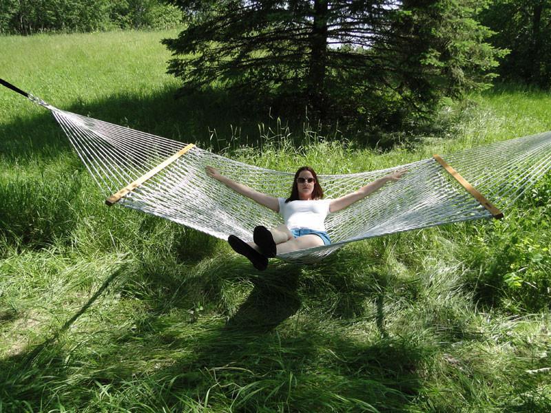 Cotton Rope Hammock - Double Hammock Universe Canada