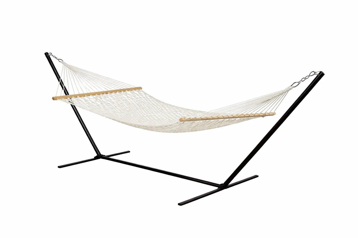 Cotton Rope Hammock with 3-Beam Stand Hammock Universe Canada