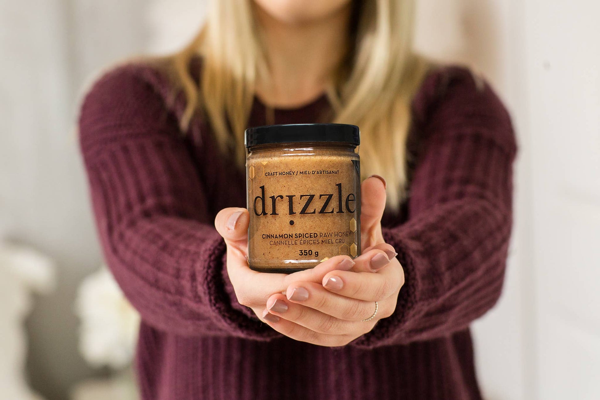 Cinnamon Spiced Craft Honey – 350 g (12 oz) Drizzle Honey