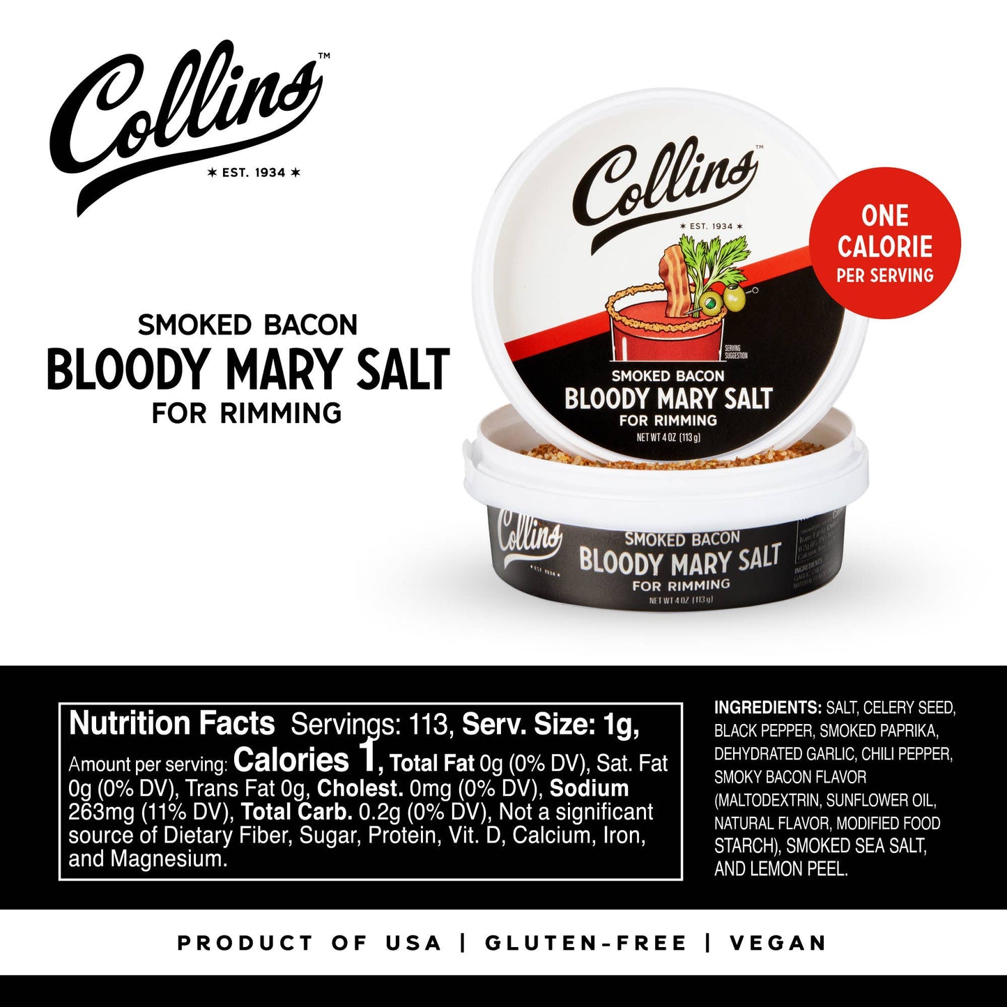 Smoked Bacon Bloody Mary Salt 4 oz